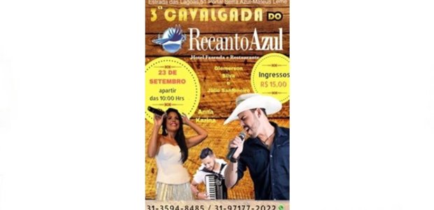 3° Cavalgada do Recanto Azul Hotel Fazenda e Restaurante